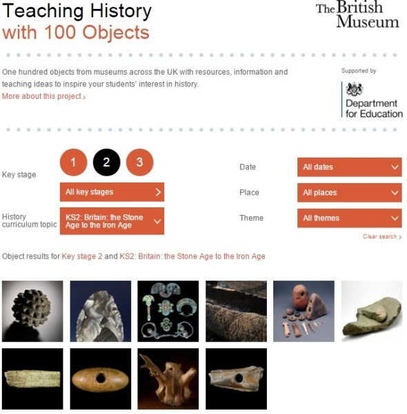 teachinghist100objects